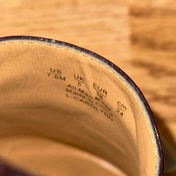 NWT Franco Sarto Carolynn Tassel Loafer Shoe Burgundy Women 7.5 - Picture 6 of 6